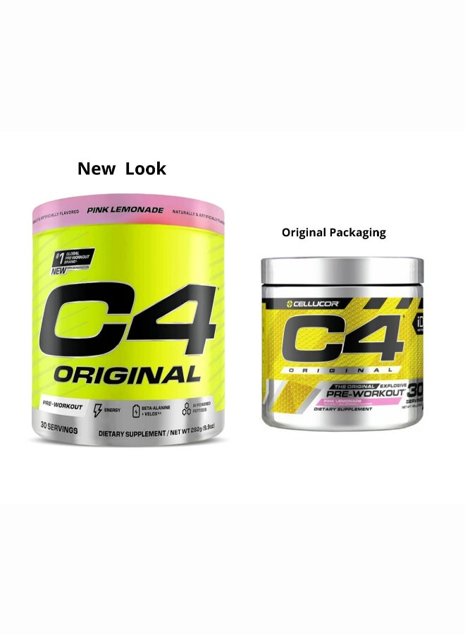 CELLUCOR C4 Original Pre-Workout - Pink Lemonade - 30 Servings - Image 1