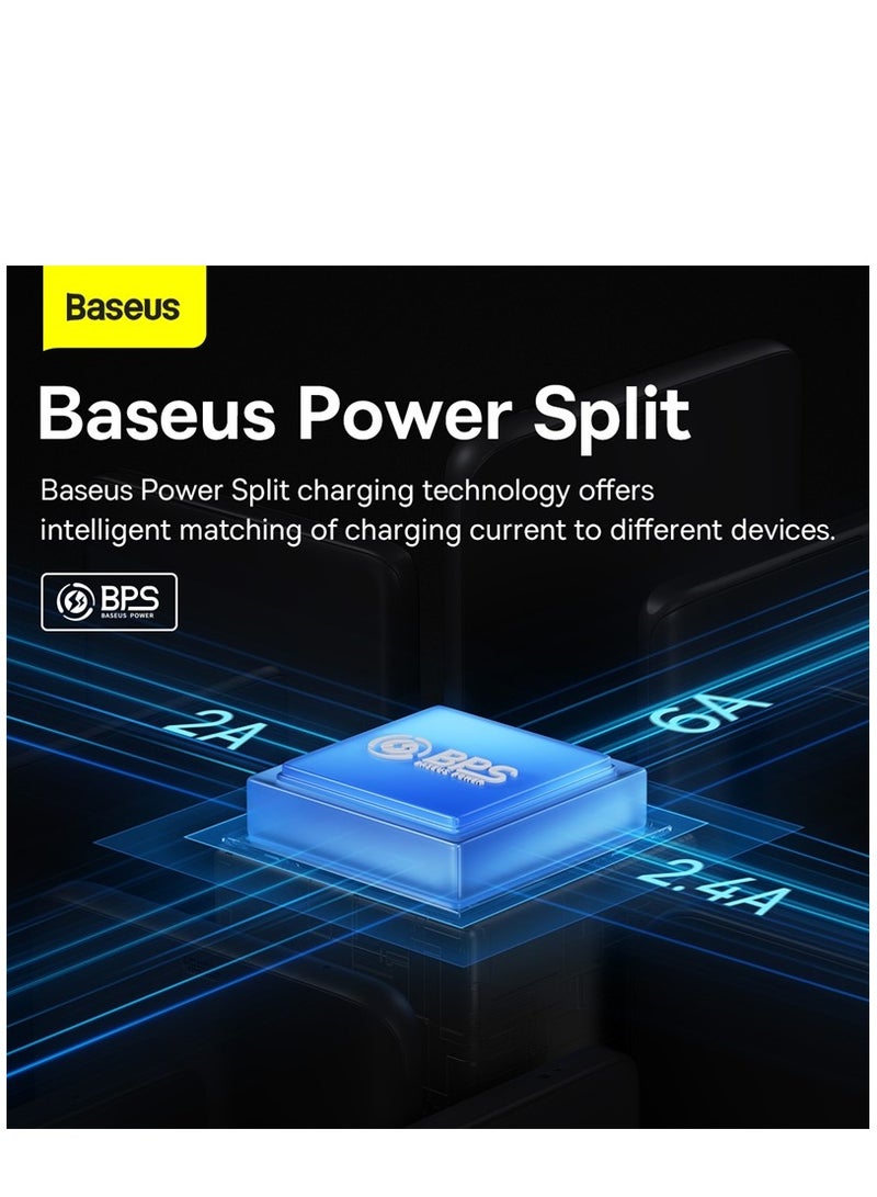 Baseus - 100W Flash Series Multi Charging (1.2M) 4 In 1 Cable Fast Charging USB Type C Micro USB And USB To Lightning Cable Compatible For iPhone 15/14/13/12/11 Series/MacBook/iPad/Samsung/Huawei And More Blue - Image 1
