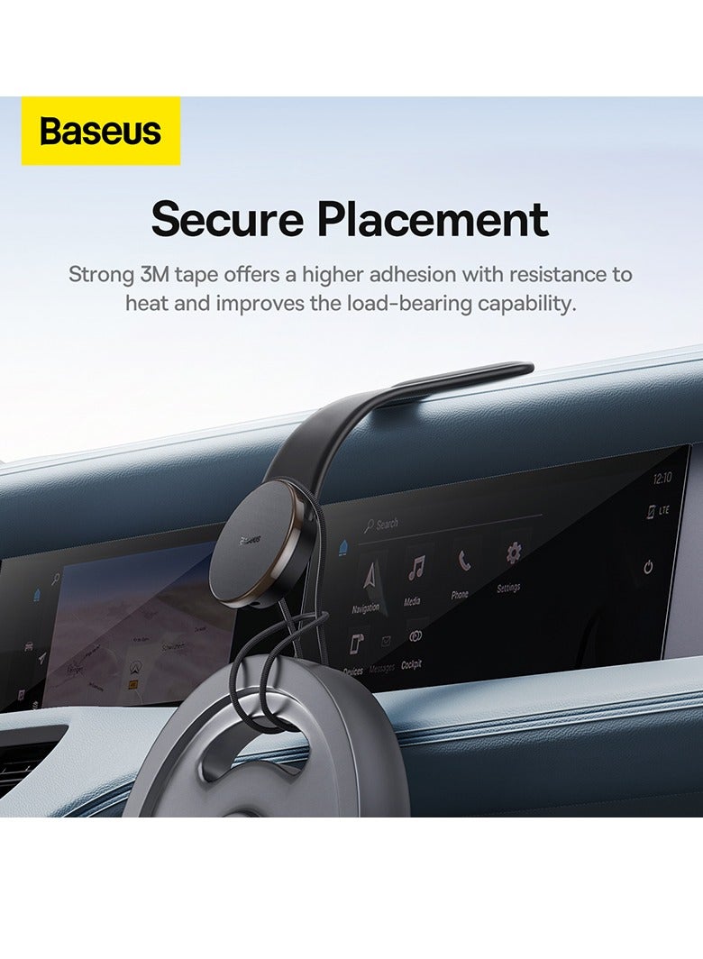 Baseus Magsafe Car Mount Charger, 15W Wireless Car Charger Phone Holder, Magnetic Car Dash Mount For iPhone 15 14 13 12 Pro Plus Max, Bendable Memory Titanium Alloy For All Dashboard, Windshield Black  - Image 5