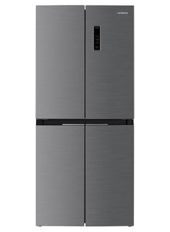 610L Gross & 466L Net Capacity, 4 Door Refrigerator With Bottom Freezer, Touch Screen Control, Energy Saving Mode, Dual Sensing Control, French Door Fridge, 10 Year Inverter Compressor Warranty 610 L HR4N7522DSXAE Inox