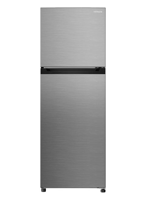 330L Gross & 240L Net Capacity, Top Mount Double Door Refrigerator, No Frost Fridge Freezer, High Power Inverter Compressor, Movable Twist Ice Tray, Tempered Glass Shelves 330 L HRTN5255MFXAE Inox