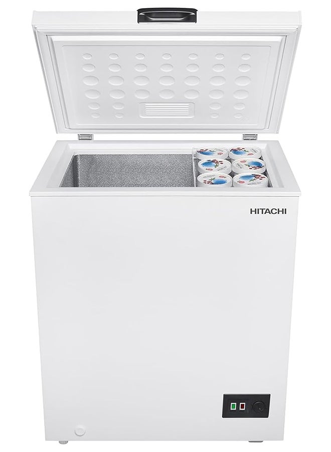 Chest Freezer 145L Single Door with Storage Basket, High Energy Efficiency Cooling System, Adjustable Temperature, Ideal for Home & restaurants-1 Year Warranty 145 L 240 W HRCS7145MNWAE White - pnsku/N70038134V/45/_/1705393620/b8f8a23f-1168-4376-b1a8-ed57c638773c