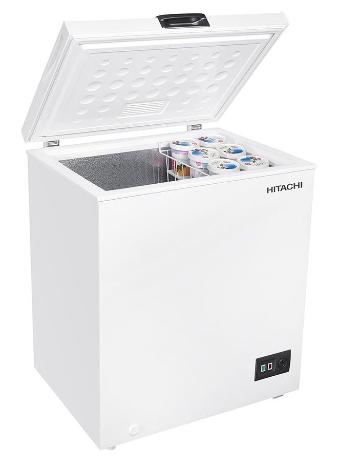 Chest Freezer 145L Single Door with Storage Basket, High Energy Efficiency Cooling System, Adjustable Temperature, Ideal for Home & restaurants-1 Year Warranty 145 L 240 W HRCS7145MNWAE White - pnsku/N70038134V/45/_/1705393621/26c1dbd7-14bf-4b3a-995e-e09f07d1e9e9