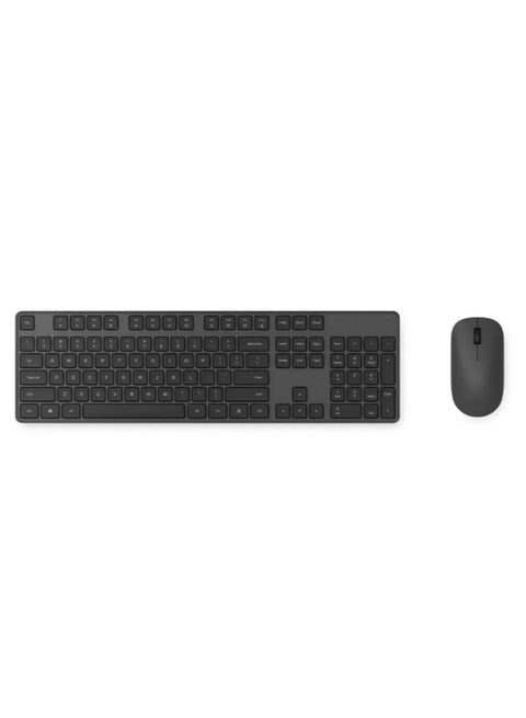 Wireless Keyboard and Mouse Combo Black