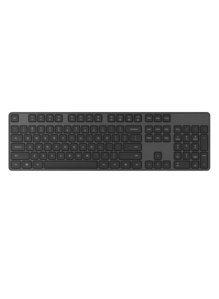 Wireless Keyboard and Mouse Combo Black