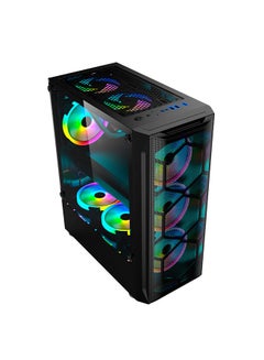 بولت كمبيوتر شخصي برجي مخصص، معالج AMD RYZEN 5 7600X/ذاكرة الوصول العشوائي 16 جيجابايت/ SSD 1 تيرابايت/ بطاقة رسومات Nvidia Geforce RTX 4060 سعة 8 جيجابايت/ حافظة Meteor II ATX/M-ATX باللون الأسود لنظام التشغيل Windows 11 Pro  - Image 2