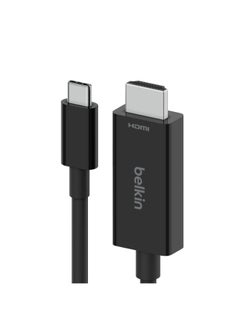 belkin High-Speed Hdmi 2.1 To Usb-C Cable - 8K And 4K - Hdmi To Type C - Supports Hdr, Hbr3, Dsc, Hdcp 2.2 Ideal For Chromebook, Macbook, Ipad Pro And Other Usb-C Devices Black  - Image 3