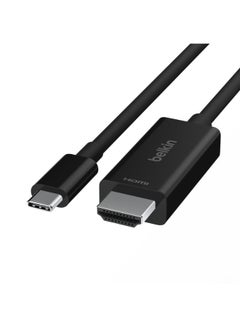 belkin High-Speed Hdmi 2.1 To Usb-C Cable - 8K And 4K - Hdmi To Type C - Supports Hdr, Hbr3, Dsc, Hdcp 2.2 Ideal For Chromebook, Macbook, Ipad Pro And Other Usb-C Devices Black  - Image 2