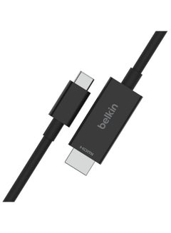 belkin High-Speed Hdmi 2.1 To Usb-C Cable - 8K And 4K - Hdmi To Type C - Supports Hdr, Hbr3, Dsc, Hdcp 2.2 Ideal For Chromebook, Macbook, Ipad Pro And Other Usb-C Devices Black  - Image 4