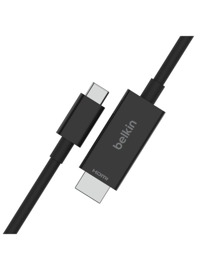 belkin High-Speed Hdmi 2.1 To Usb-C Cable - 8K And 4K - Hdmi To Type C - Supports Hdr, Hbr3, Dsc, Hdcp 2.2 Ideal For Chromebook, Macbook, Ipad Pro And Other Usb-C Devices Black  - Image 4