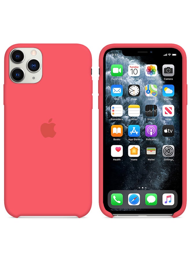 MARGOUN - iPhone 11 Pro Case Slim Silicone Case Soft Anti-Scratch Full Body Shockproof Protective Case Cover Pink - Image 1