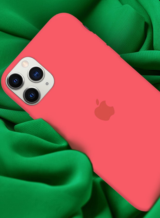 MARGOUN - iPhone 11 Pro Case Slim Silicone Case Soft Anti-Scratch Full Body Shockproof Protective Case Cover Pink - Image 1