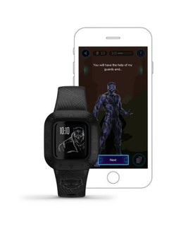 GARMIN Vivofit Jr. 3 - 14.11MM - Replace Battery Lasts Up To 1 Year , Scratch Resistant , Step Tracking , Sleep Tracking , Parental Control , Child Tracking , iOS and Android Compatible Marvel Black Panther Edition, Black  - Image 5
