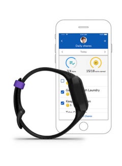 GARMIN Vivofit Jr. 3 - 14.11MM - Replace Battery Lasts Up To 1 Year , Scratch Resistant , Step Tracking , Sleep Tracking , Parental Control , Child Tracking , iOS and Android Compatible Marvel Black Panther Edition, Black  - Image 3