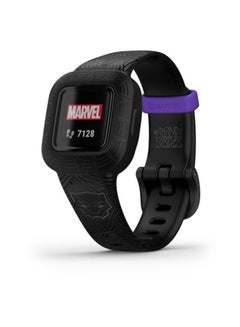 GARMIN Vivofit Jr. 3 - 14.11MM - Replace Battery Lasts Up To 1 Year , Scratch Resistant , Step Tracking , Sleep Tracking , Parental Control , Child Tracking , iOS and Android Compatible Marvel Black Panther Edition, Black  - Image 4
