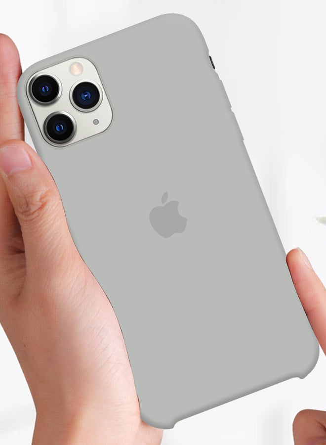 iPhone 11 Pro Case Slim Silicone Case Soft Anti-Scratch Full Body Shockproof Protective Case Cover Grey