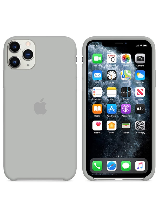 iPhone 11 Pro Case Slim Silicone Case Soft Anti-Scratch Full Body Shockproof Protective Case Cover Grey