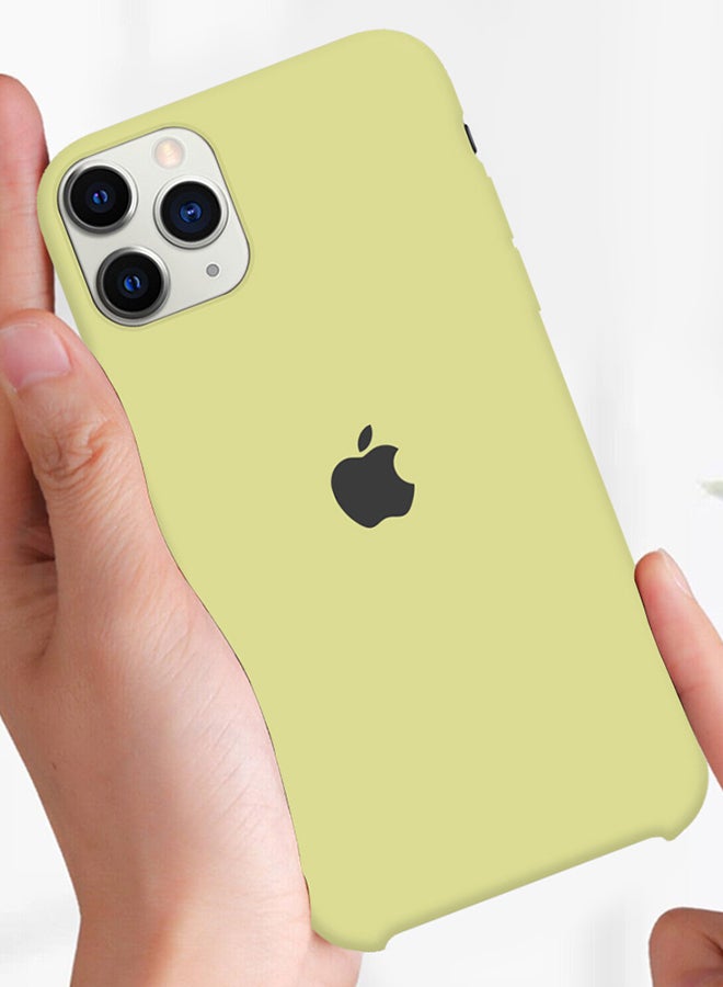 MARGOUN - iPhone 11 Pro Case Slim Silicone Case Soft Anti-Scratch Full Body Shockproof Protective Case Cover Yellow - Image 1