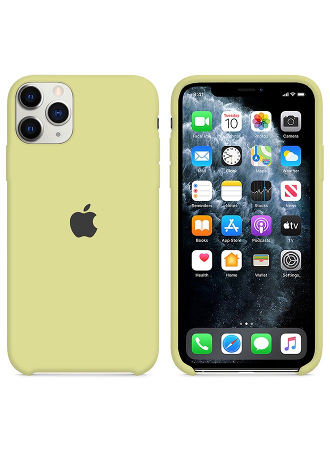 MARGOUN - iPhone 11 Pro Case Slim Silicone Case Soft Anti-Scratch Full Body Shockproof Protective Case Cover Yellow - Image 1