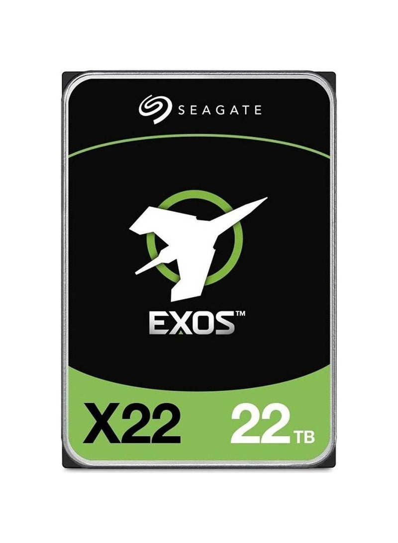Seagate Exos X22 SATA 6Gb/s 3.5" Enterprise Hard Drive, 22TB Capacity, 7200 RPM Spindle Speed, 512MB Cache, 2,500,000 Hours MTBF, 285MB/s 272MiB/s Transfer Rate | ST22000NM001E 22 TB  - Image 1