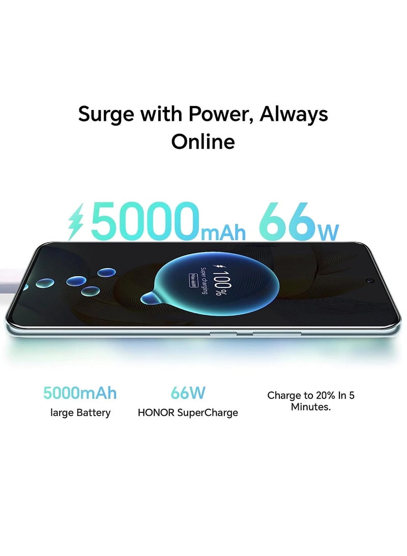 Honor - 90 5G 16Gb+512Gb Smartphone 200Mp Main Camera 6.7″ Curved OLED Display EIS And AI Vlog 66W Superfast 120Hz NFC, Blue Chinese Version - Image 1