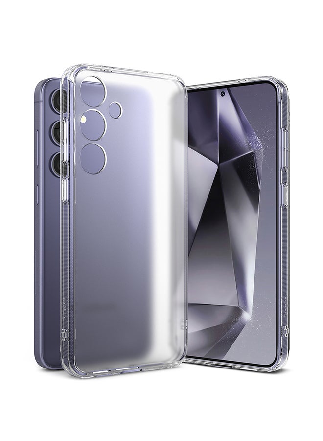Ringke Fusion Compatible With Samsung Galaxy S24 5G Case 2024, Transparent Thin Hard Back Shockproof TPU Bumper Phone Cover For Galaxy S24 Matte Clear  - Image 1