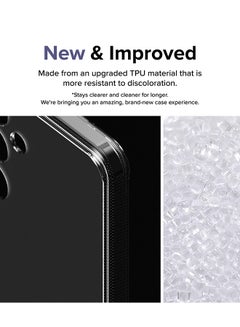 Ringke Fusion Compatible With Samsung Galaxy S24 5G Case 2024, Transparent Thin Hard Back Shockproof TPU Bumper Phone Cover For Galaxy S24 Matte Clear  - Image 4