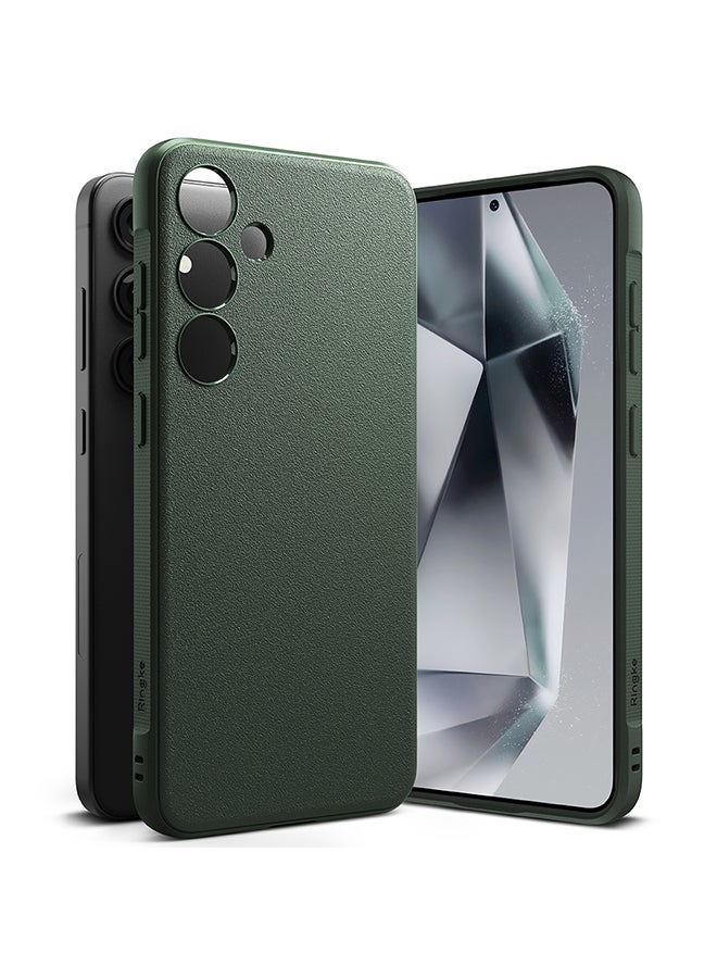 Ringke Onyx Compatible With Samsung Galaxy S24 Plus 5G Case 2024, Rugged Shockproof Non-Slip TPU Slim Thin Phone Cover For Galaxy S24 Plus Dark Green - Image 1