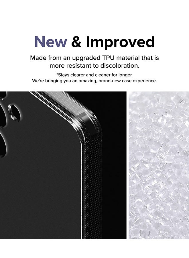 رينجك - جراب Fusion متوافق مع Samsung Galaxy S24 Plus 5G Case 2024، جراب شفاف رفيع صلب مقاوم للصدمات من مادة TPU المقاومة للصدمات - Image 1