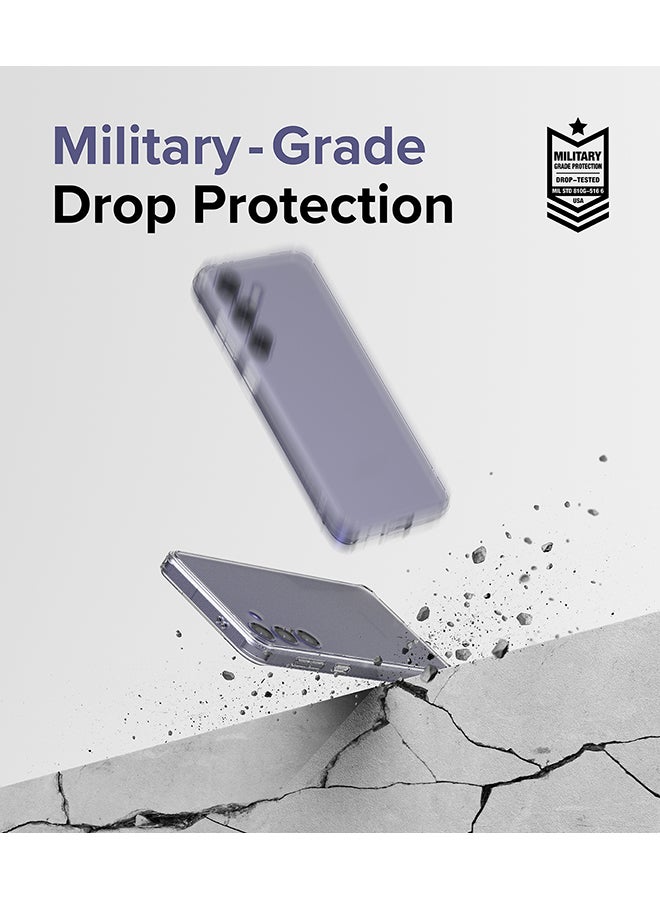 رينجك - جراب Fusion متوافق مع Samsung Galaxy S24 Plus 5G Case 2024، جراب شفاف رفيع صلب مقاوم للصدمات من مادة TPU المقاومة للصدمات - Image 1