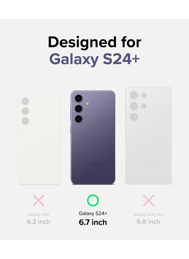 رينجك - جراب Fusion متوافق مع Samsung Galaxy S24 Plus 5G Case 2024، جراب شفاف رفيع صلب مقاوم للصدمات من مادة TPU المقاومة للصدمات - Image 1