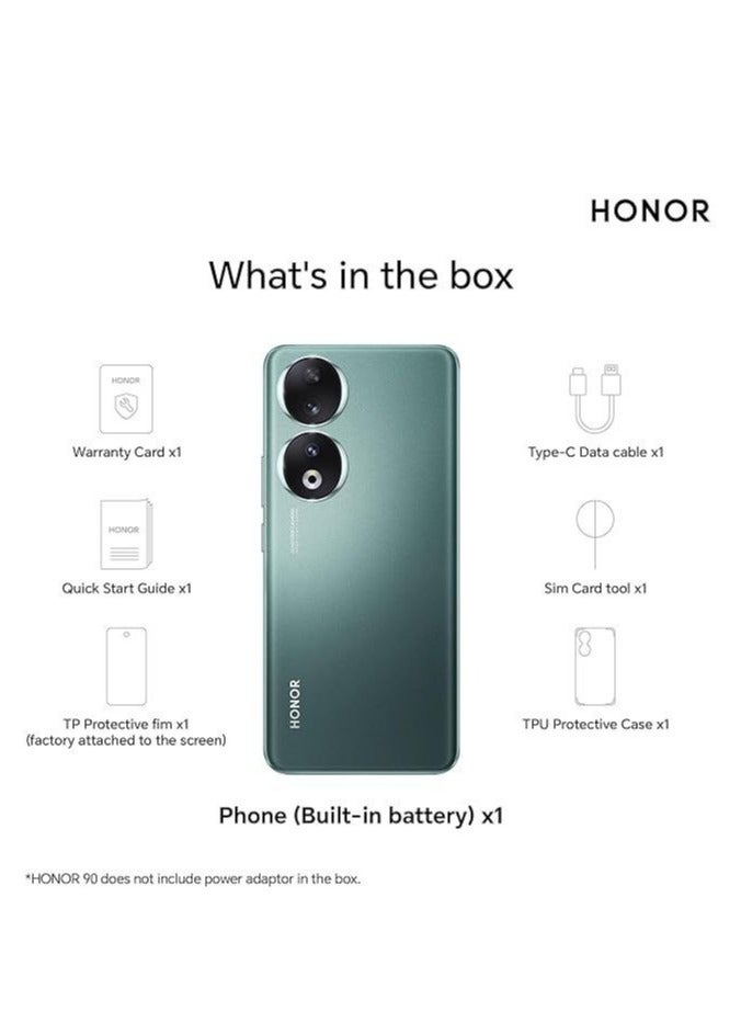 هونور هاتف ذكي 90 5G 12Gb+256Gb كاميرا رئيسية 200Mp شاشة OLED منحنية 6.7 بوصة EIS و AI Vlog شحن فائق السرعة 66W 120Hz NFC، النسخة الصينية، - Image 3