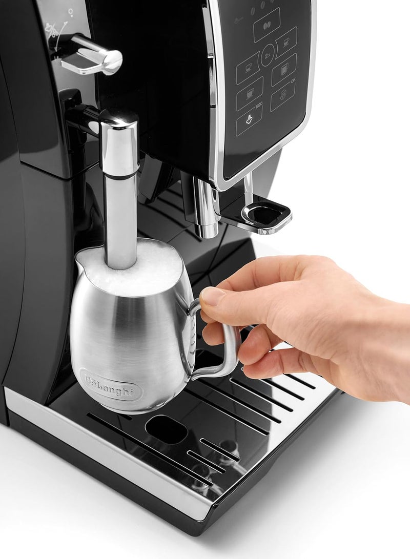 De'Longhi Dinamica Black Fully Automatic  Bean to Cup Espresso and Cappuccino Coffee Machine ECAM350.15.B, Black 1.8 L 1450 W ECAM 350.15.B Black  - Image 5