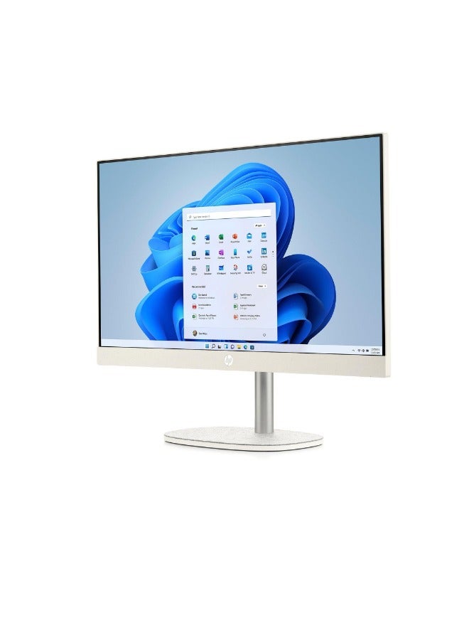 HP 24-cr0009nx All In One With 23.8 inch Touch Display, Core i3-1315U Processor/8GB RAM DDR4/512GB SSD/Windows 11 Home/Intel UHD Graphics English/Arabic Shell White  - Image 2