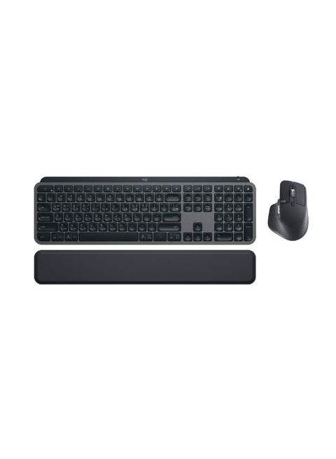 MX KEYS S and MX Master 3S and MX Palm Rest COMBO 3in1 Mouse MX Master 3S Keyboard MX KEYS S MX Palm Rest Graphite Graphite