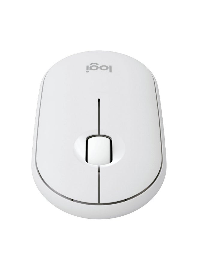 Logitech - Pebble 2 M350s Wireless Mouse Bluetooth Wireless Up to 4000 DPI White White - Image 1