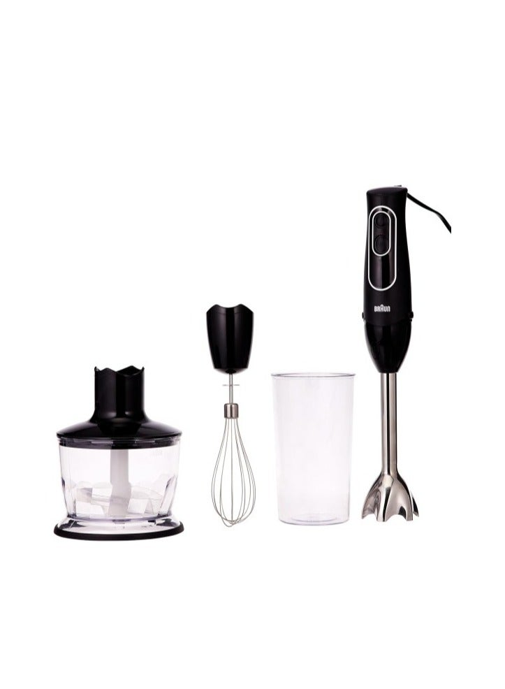 Braun Hand Blender Multiquick 5-600W With 600ml BPA-Free Beaker, 500ml Chopper, Whisk, Dual Speed, SplashControl & Powerbell Technology Mq 535 Sauce Black MQ535 Black - pnsku/N70038884V/45/_/1705473031/57af44fa-752c-49b9-a18a-870edf44b595