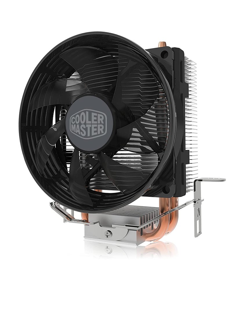 COOLER MASTER Hyper T20 Compact CPU Air Cooler, 95mm Fan, Dual Copper Heat Pipe, Direct Contact – AMD Ryzen AMD5 / AM4 / AM3+, Intel LGA 1700/1200 / 1151 - Image 1