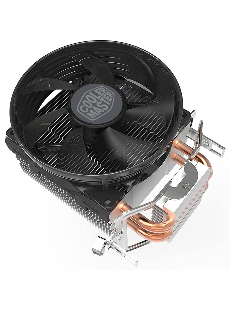 COOLER MASTER Hyper T20 Compact CPU Air Cooler, 95mm Fan, Dual Copper Heat Pipe, Direct Contact – AMD Ryzen AMD5 / AM4 / AM3+, Intel LGA 1700/1200 / 1151 - Image 3