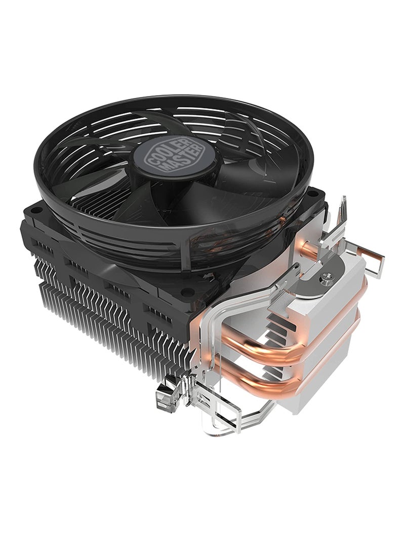COOLER MASTER Hyper T20 Compact CPU Air Cooler, 95mm Fan, Dual Copper Heat Pipe, Direct Contact – AMD Ryzen AMD5 / AM4 / AM3+, Intel LGA 1700/1200 / 1151 - Image 4