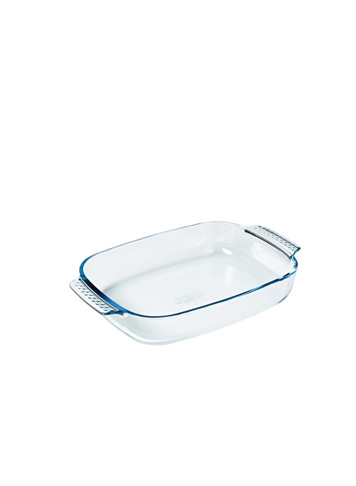 Pyrex Set of 14 (3 Oval Roaster 3L-2L-0.7L ) - 2 Rectangular Roaster (3.7L-1.8L) -Rectangular Loaf Dish (1.5L) - Casserole With Lid (2.1L) - Flan Dish(1.6L) - Mixing Bowl (1L) - 4 Ramekin (0.3L) Clear - Image 2