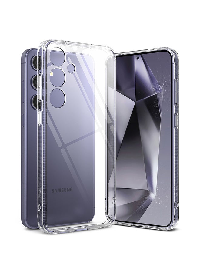 Ringke Fusion Compatible With Samsung Galaxy S24 5G Case (2024), Transparent Thin Hard Back Shockproof TPU Bumper Phone Cover For Galaxy S24 Clear - Image 1