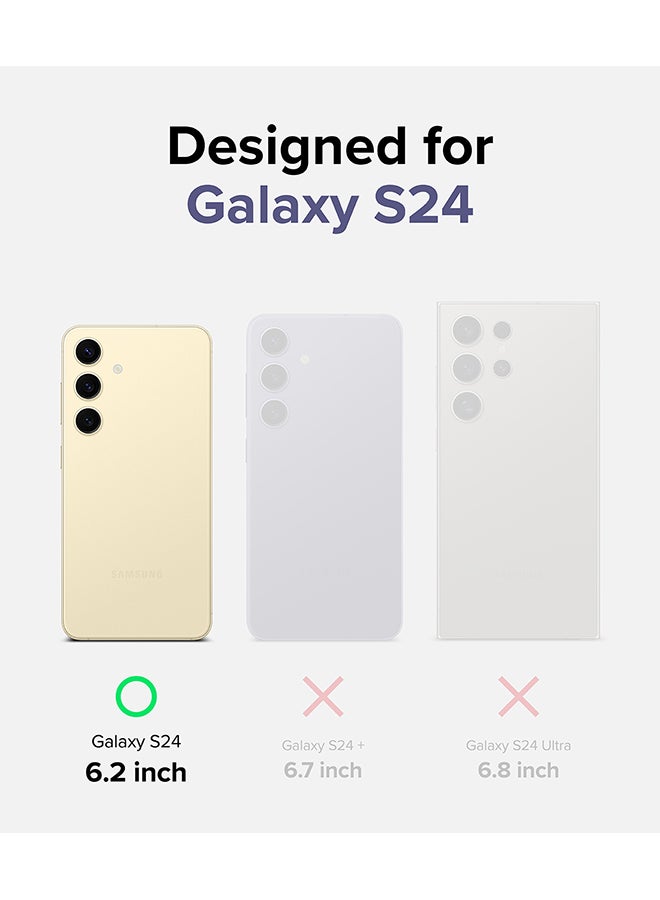 Ringke Fusion Compatible With Samsung Galaxy S24 5G Case (2024), Transparent Thin Hard Back Shockproof TPU Bumper Phone Cover For Galaxy S24 Clear - Image 2