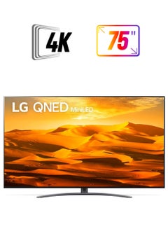 LG TV QNED91 Series 75 Inch 4K Smart TV 75QNED916RA Black  - Image 1