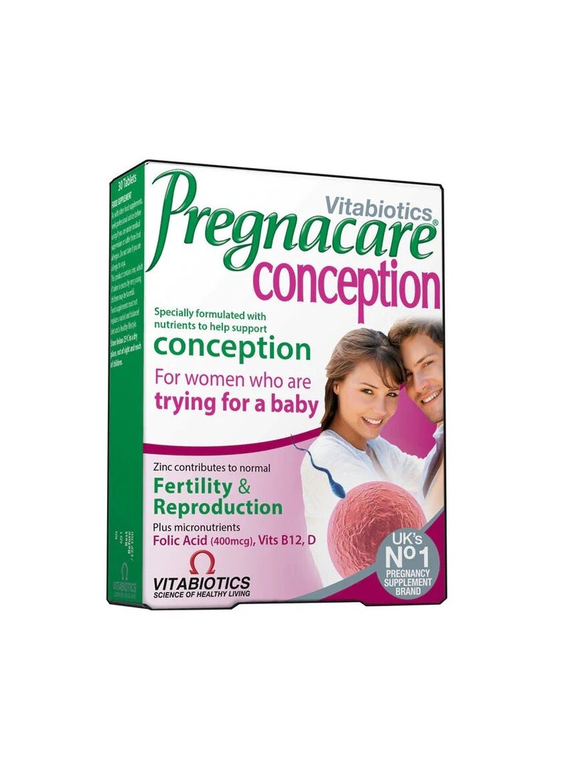 Vitabiotics Pregnacare Conception 30 Tablets