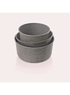 نيو فلام Neoflam Round Ovenware Set 3pc Grey  - Image 1