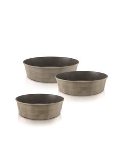 نيو فلام Neoflam Round Ovenware Set 3pc Grey  - Image 2