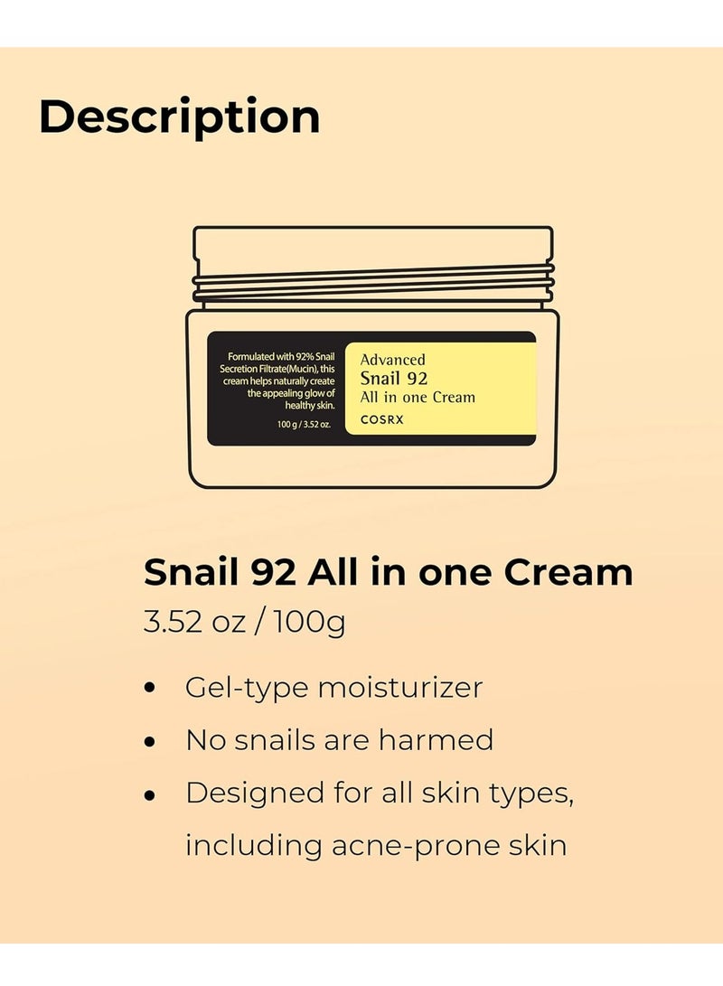 Advance Snail 92 All In One Cream CYCOSRXMS03 100ml - Image 5