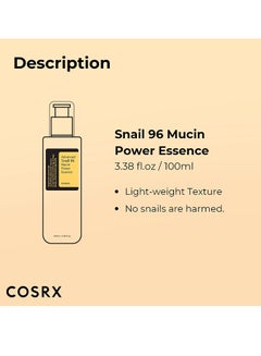 Cosrx Advanced Snail 96 Mucin Power Essence 100ml  - Image 5
