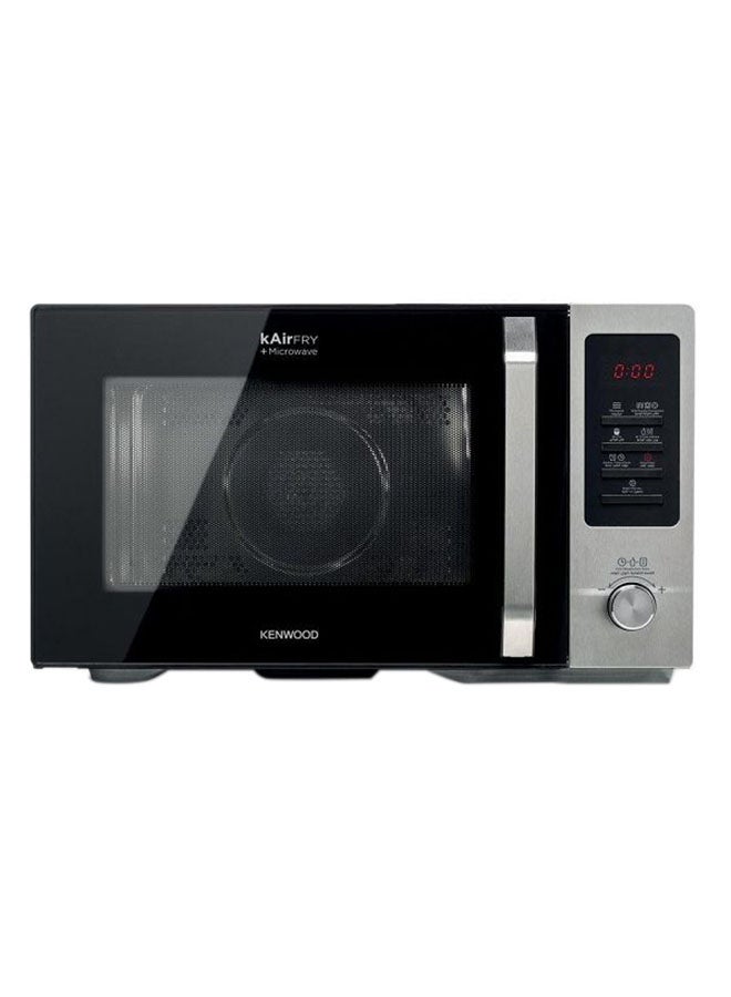 كينوود Microwave, 1000W Grill, 11 Power Levels, Digital Display, 95 Minutes Timer, 8 Auto Menu, Defrost Function, Safety Lock, 30 L 1000 W OWMWA30.000BK Black/Silver  - Image 1